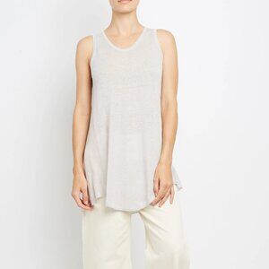 Inhabit 100% Linen Tank Tunic - Ivory